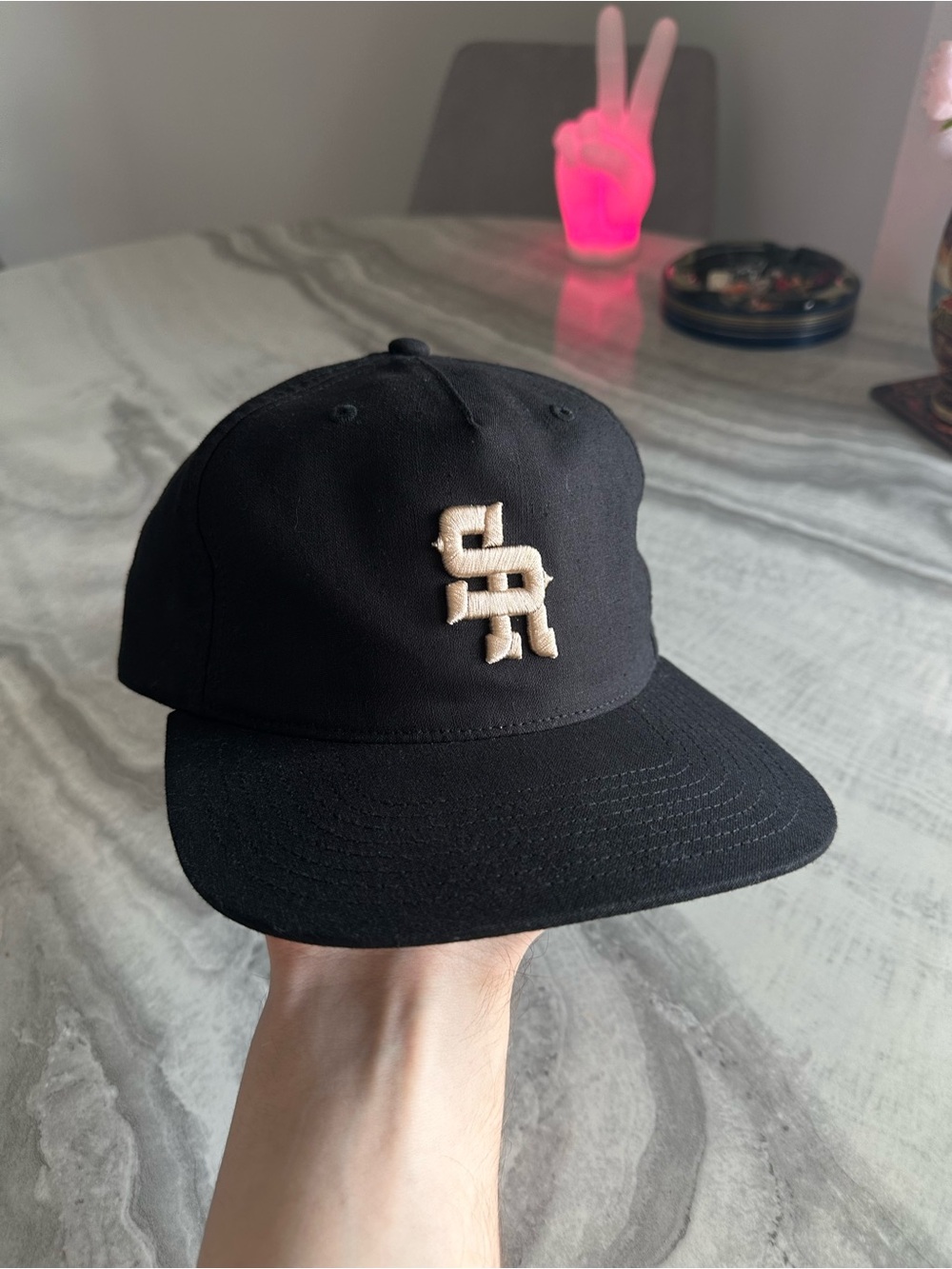 Stevenson Ranch The Journeyman SR Logo Snapback Black Hat